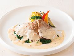“いばらき”を食べようフェア/常陸の輝き 豚フィレ肉の薄切りソテー 香草入りクリームソース(+900円)