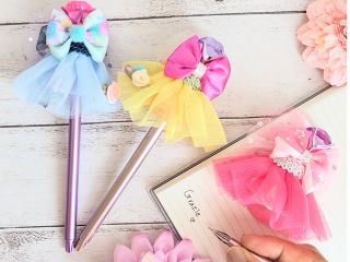 キラキラドレスペン