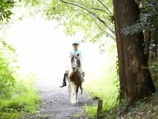 お子様も有鞍数30鞍以上なら外乗OK