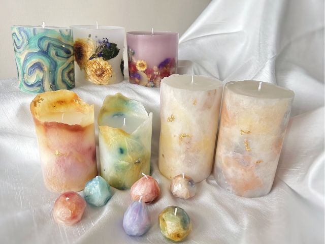 【週末限定メニュー】4種類の中から選べます♪お友達同士やカップル、お一人でも大歓迎!キャンドル好き、もの作りが好き、インテリア好きな方にオススメ♪3800円〜