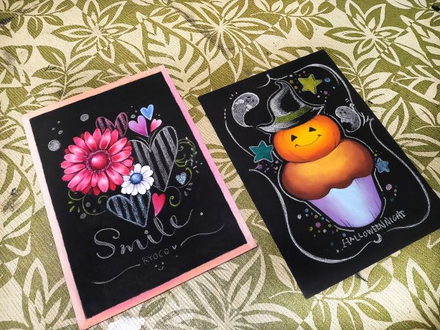 お花、ハロウィン