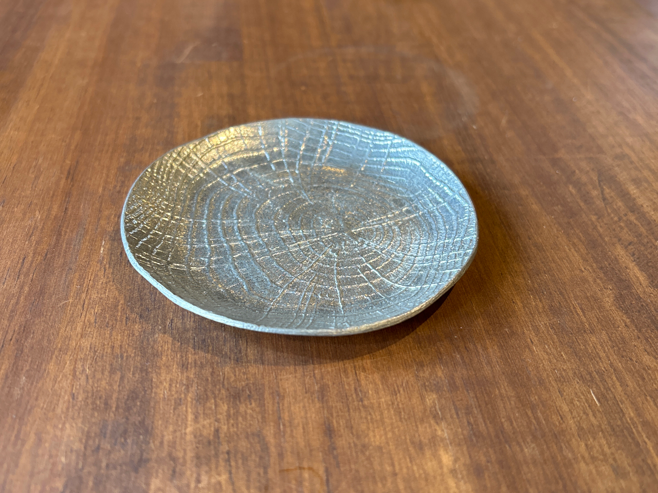 オリジナル・小皿「年輪」丸型♪