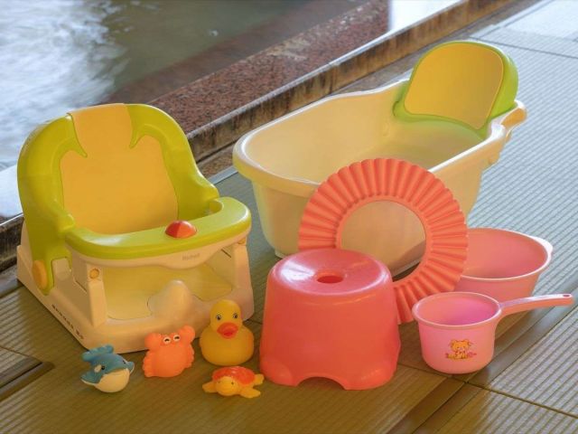 【大浴場】大浴場にはお子様グッズの貸出もございます