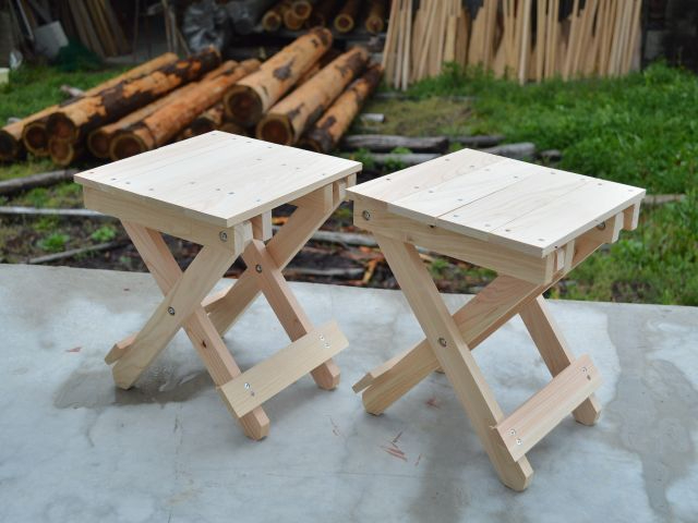 折りたためるので持ち運びに便利!キャンプにも◎