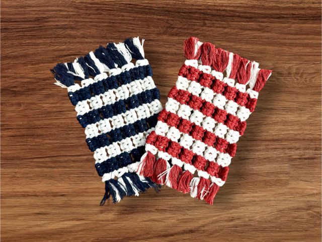 ペアコースター、当日は時間の関係上1枚の製作となります。