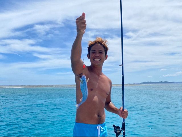 釣り竿持参で釣り満喫