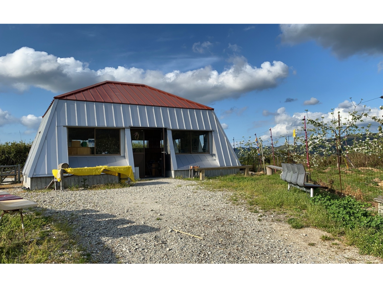 受付のリンゴハウスです!