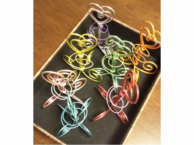 ワイヤークラフト ハートのスタンド Ume工房 じゃらん遊び体験 ワイヤークラフト ハートのスタンド Ume工房 じゃらん遊び体験