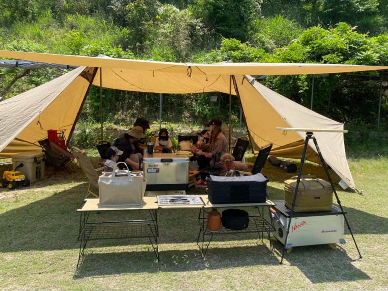 一日テントでのんびり♪