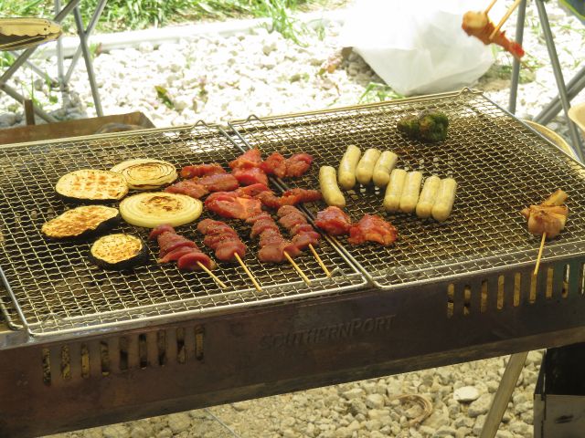 BBQ体験の食材はお任せになります。