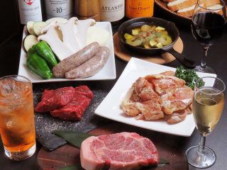 お肉たっぷり!魚介も楽しめるスタンダードコースです。