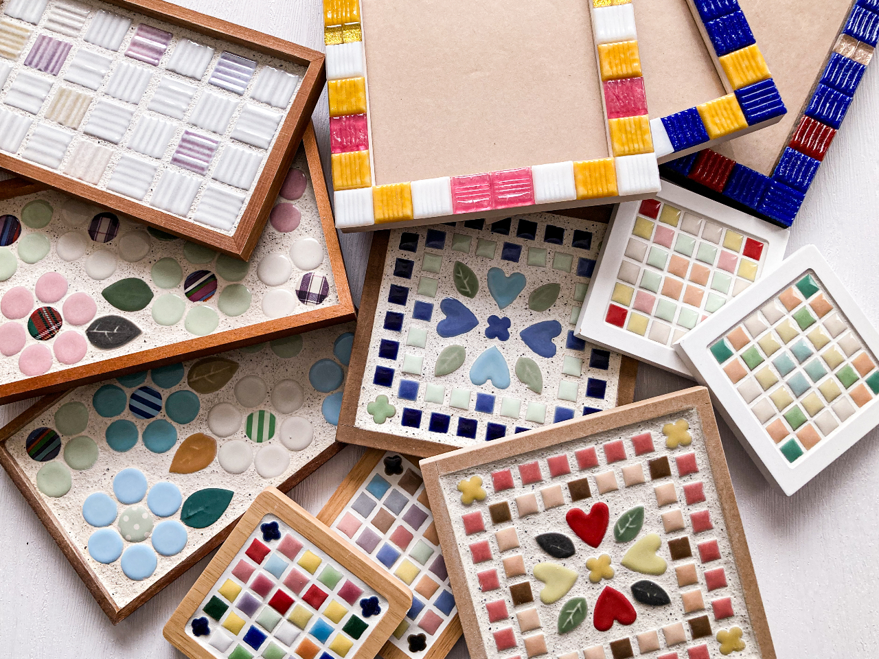 【埼玉×クラフト・工芸】手作りタイルで作るタイルクラフト<お一人様、お友達、ファ...