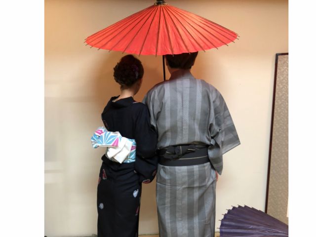 和傘の貸し出しも可能です。