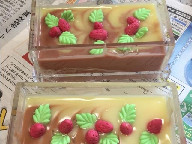 いちごの石けん