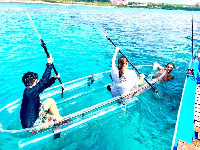 カヤックは景色も楽しめます。