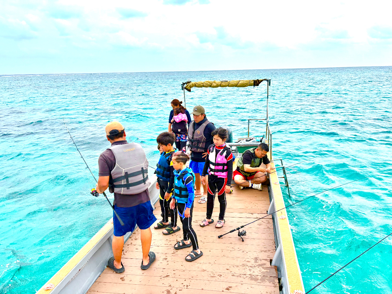 レクチャーしてる様子。