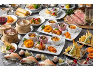 和洋中の料理をお楽しみいただけます。※イメージ