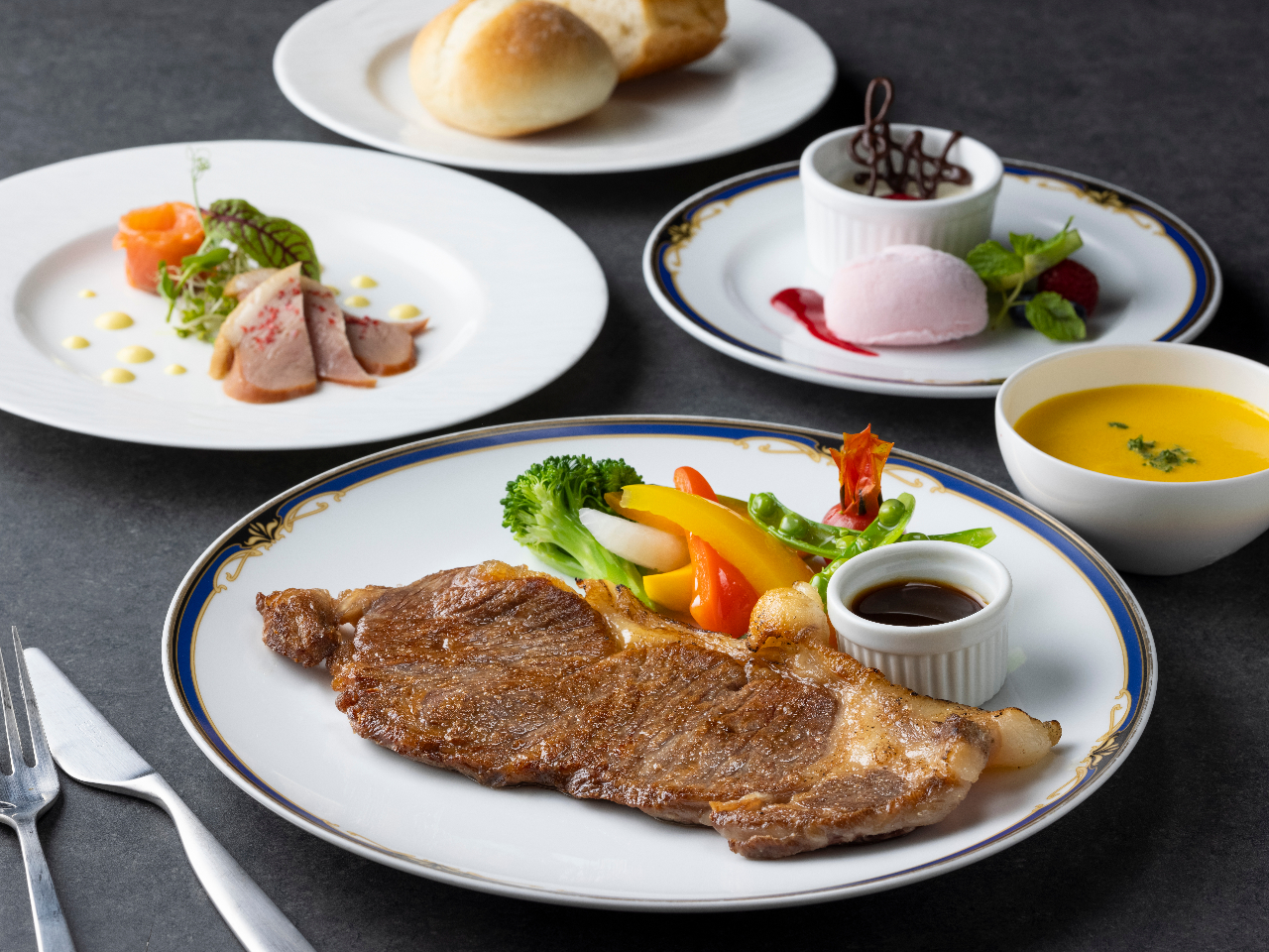 平日ランチタイム限定【ステーキランチコース】