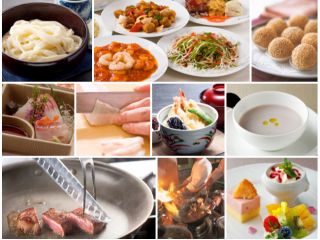 【和洋中フリーオーダーバイキング】メニューの中からお選びいただいた出来立て熱々の料理をお席までお持ちいたします。