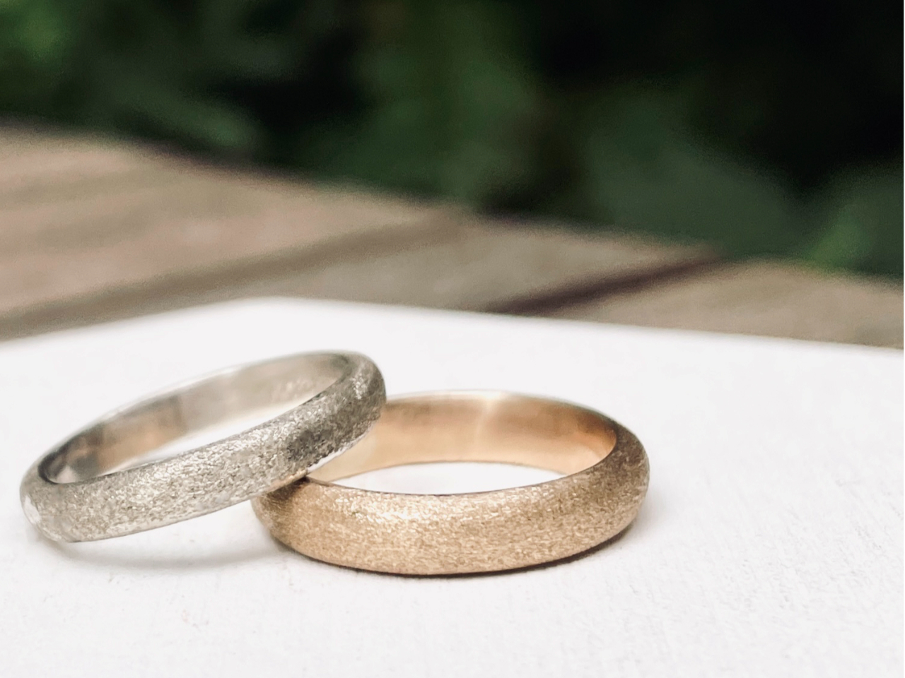 自分で叩いてオリジナルの風合いに