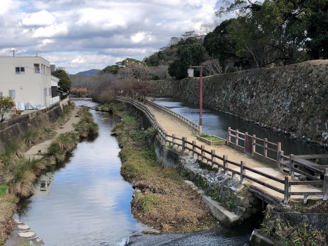姫路城の中堀と外堀