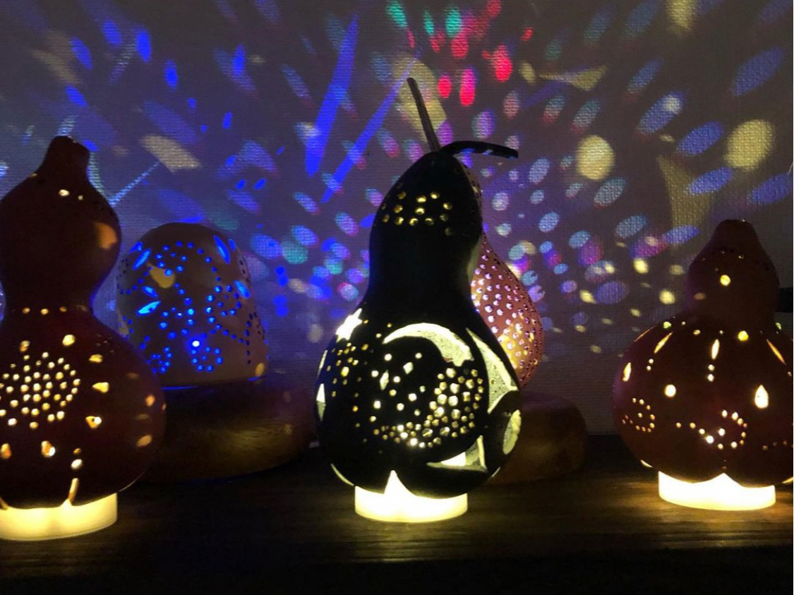 世界に一つだけのオリジナルひょうたんランプを作ろう!