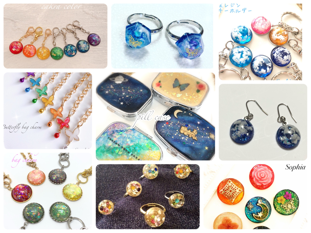 レジンアクセサリー作り