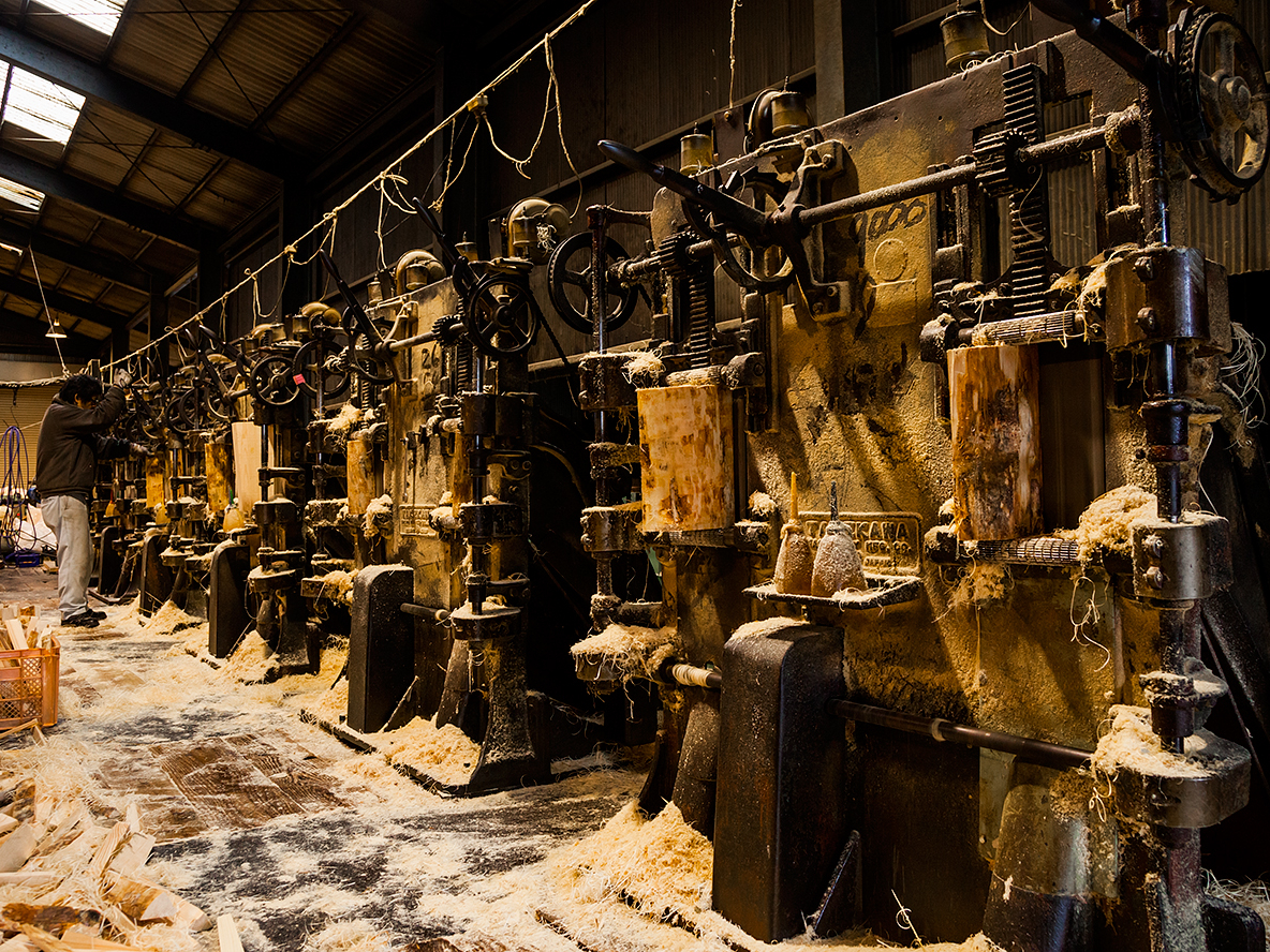 ジブリ感漂う日本最期の木毛(もくめん)工場