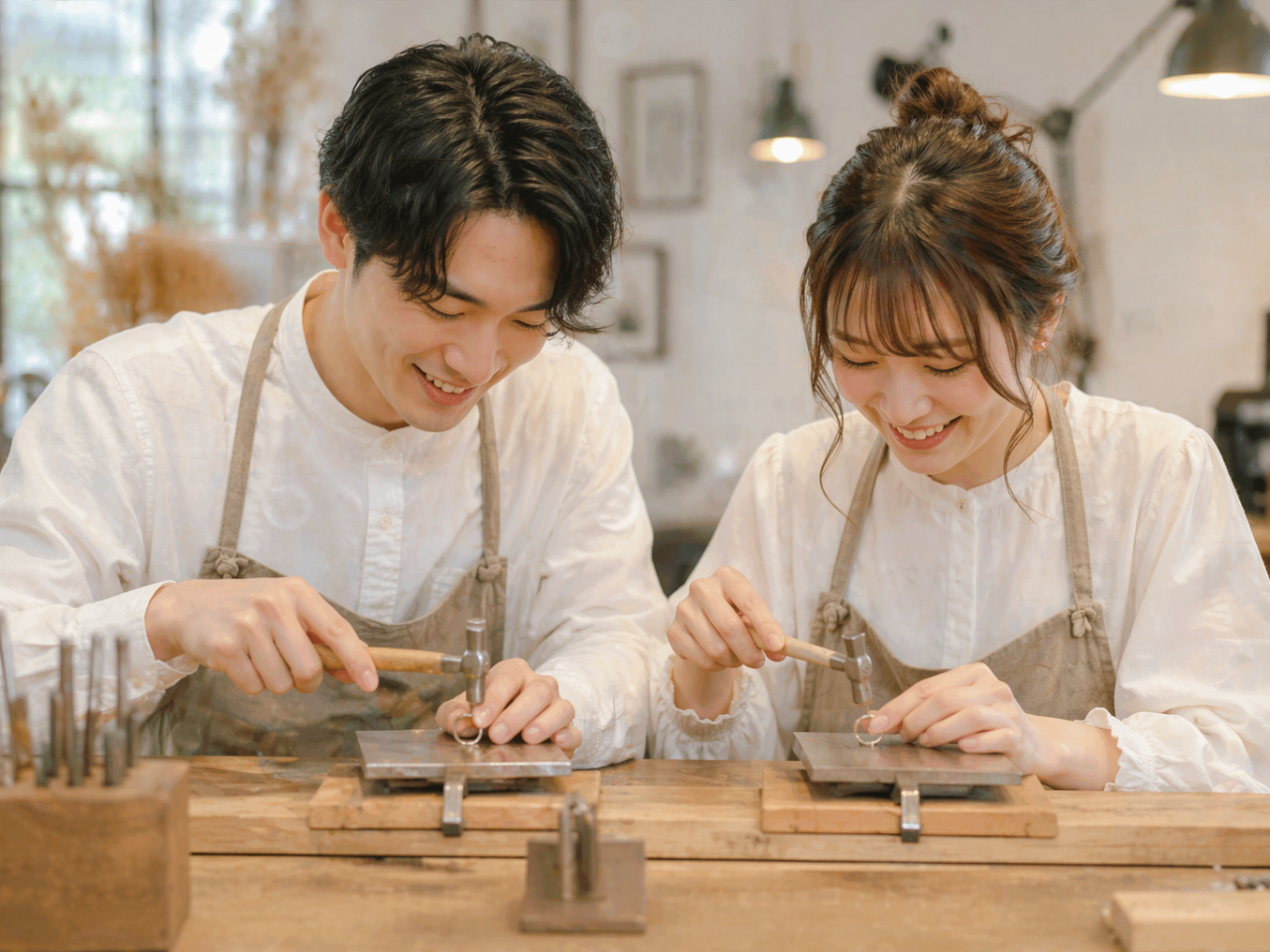 ふたりで作る特別な指輪 世界で1つの指輪を 思い出とともに…ファミリー・カップル...
