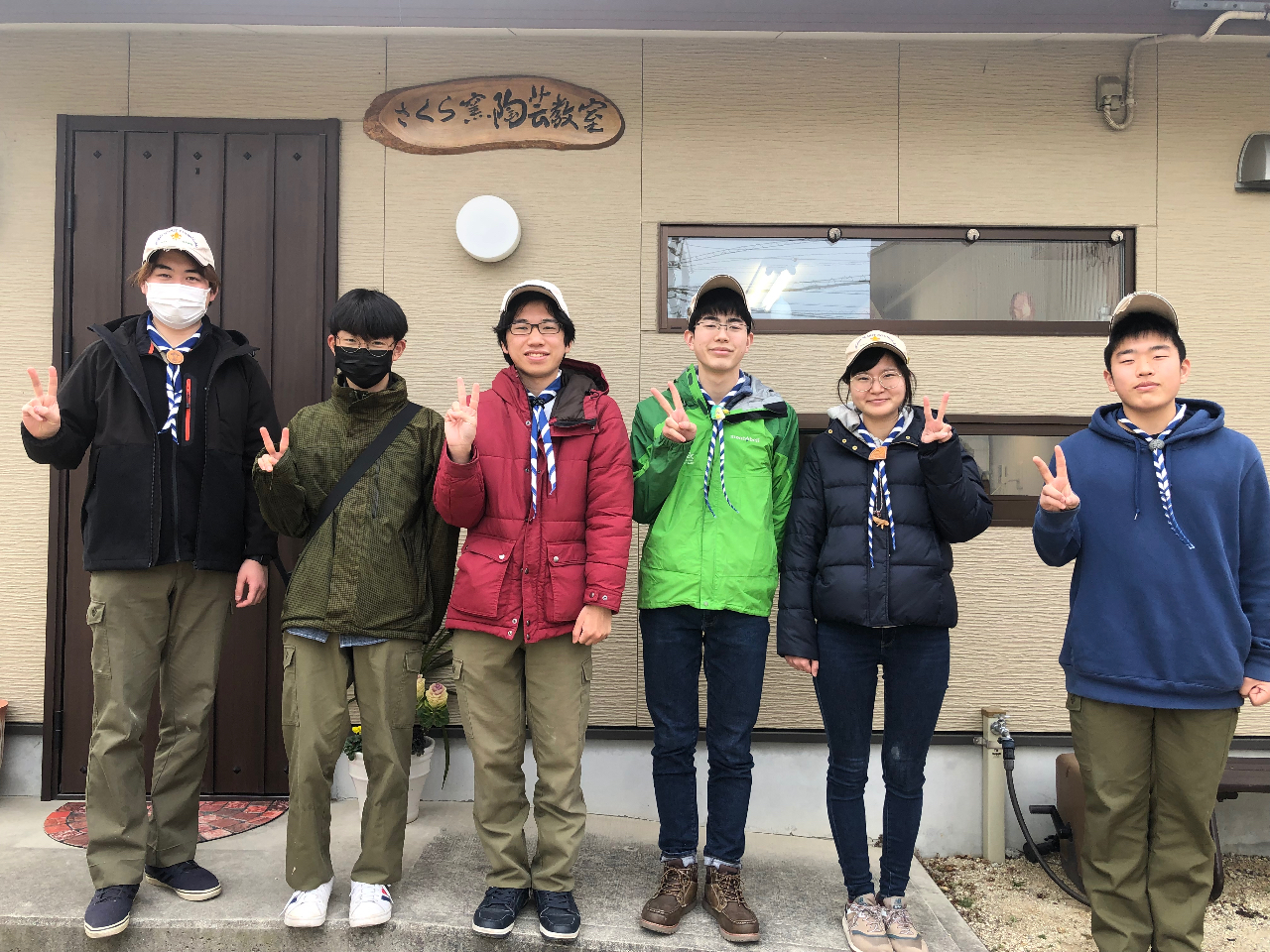 カブスカウトの皆様(´∀`)うどん巡りとロクロ体験!遠方から誠にありがとうございました。