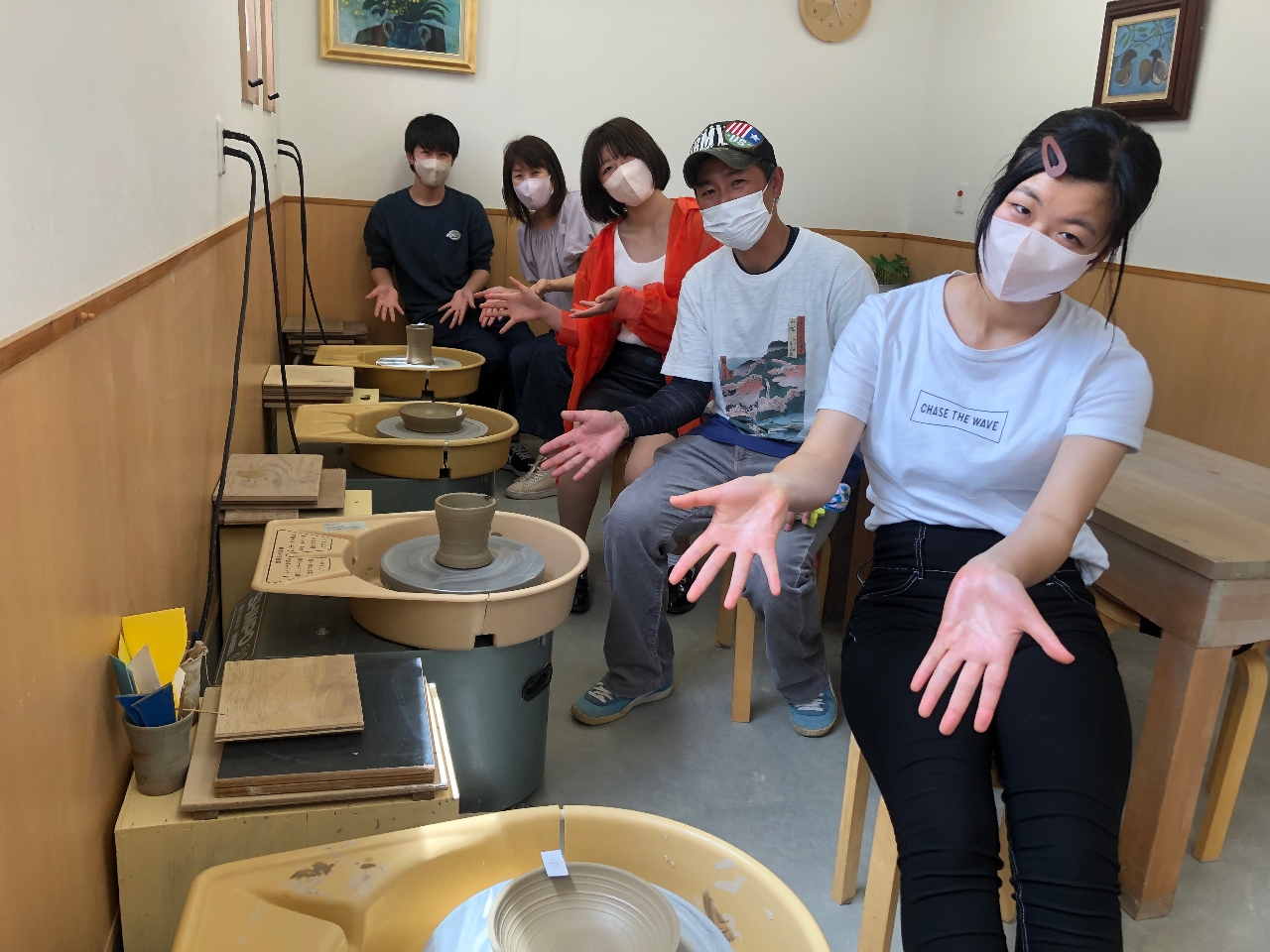 素敵なご家族!お揃いで体験ろくろご参加ありがとうございました^ - ^