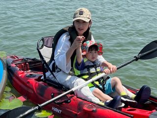 玄界灘の夕陽を眺めながらSUP体験♪