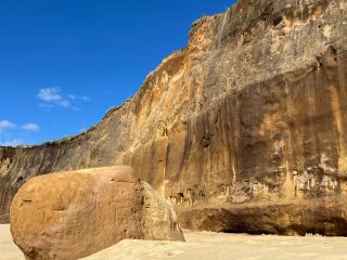 海上のSUPから眺める雁ノ巣砂丘(福岡のグランドキャニオン)♪