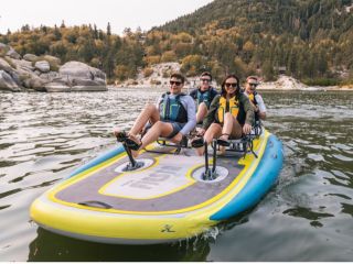 4人で息を合わせてスイスイ♪