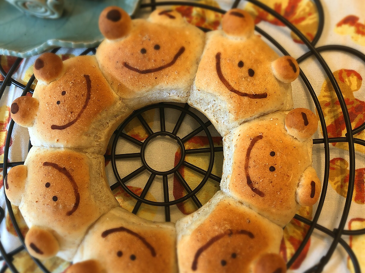 カエルちぎりパン