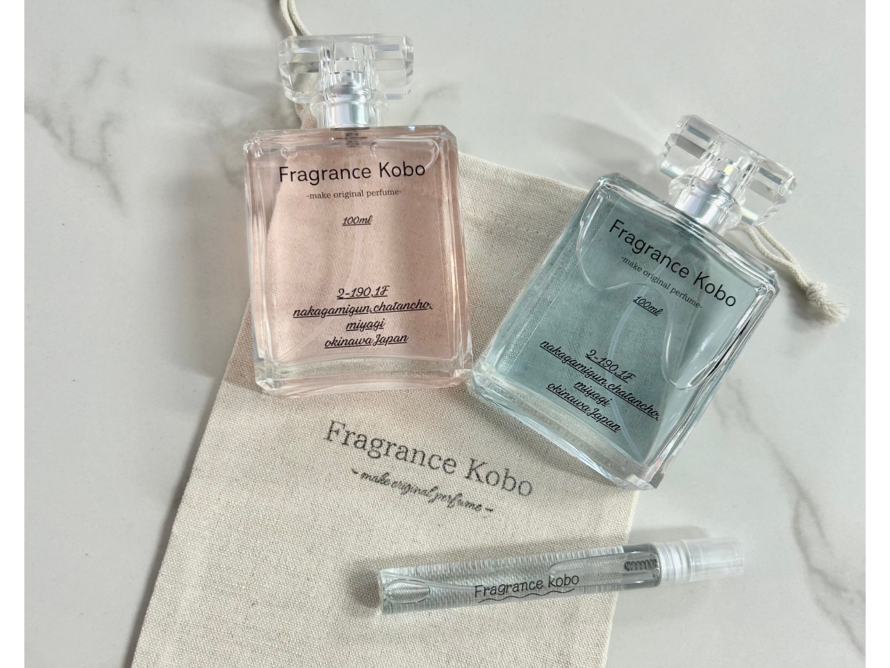 オーダーメイドフレグランス100ml アトマイザー10ml