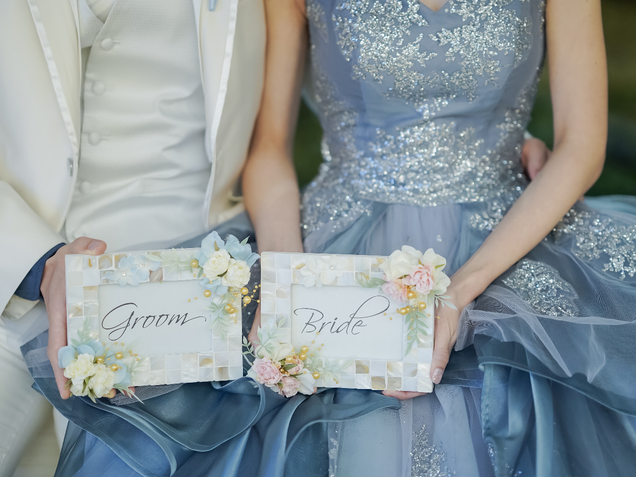 『2021プレ花嫁様限定』 挙式受付がお洒落になる! 前撮り撮影に使って 素敵なフォトに! 挙式準備が楽しくできて お2人の記念にもなりますよ