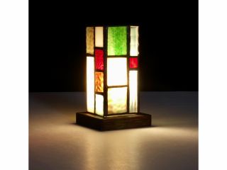 ミニアクセントライト ランプ寸法5.5p角×12p高 台座含む全高14p