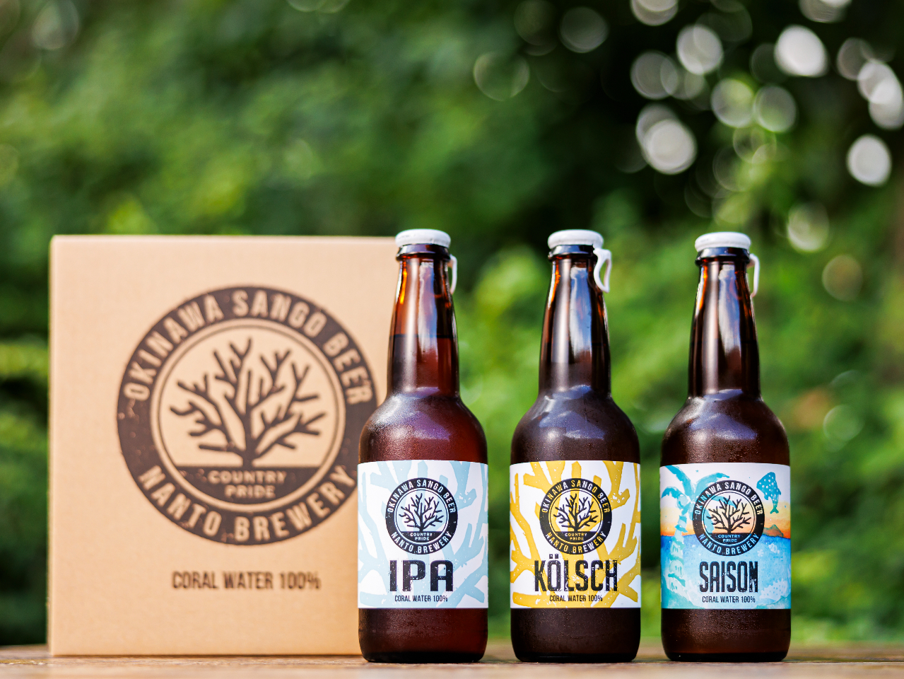 [OKINAWA SANGO BEER] 100Ɛy̎|ɉAzbvґɎgpĩr[łB