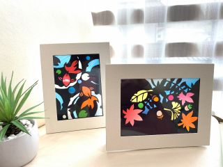 2図案からお選びいただけます。四季をテーマに情緒あふれる作品が出来上がります♪