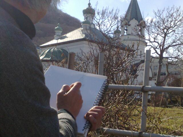 <函館まちあるき・達人シリーズ> 地元画家と函館スケッチ散歩