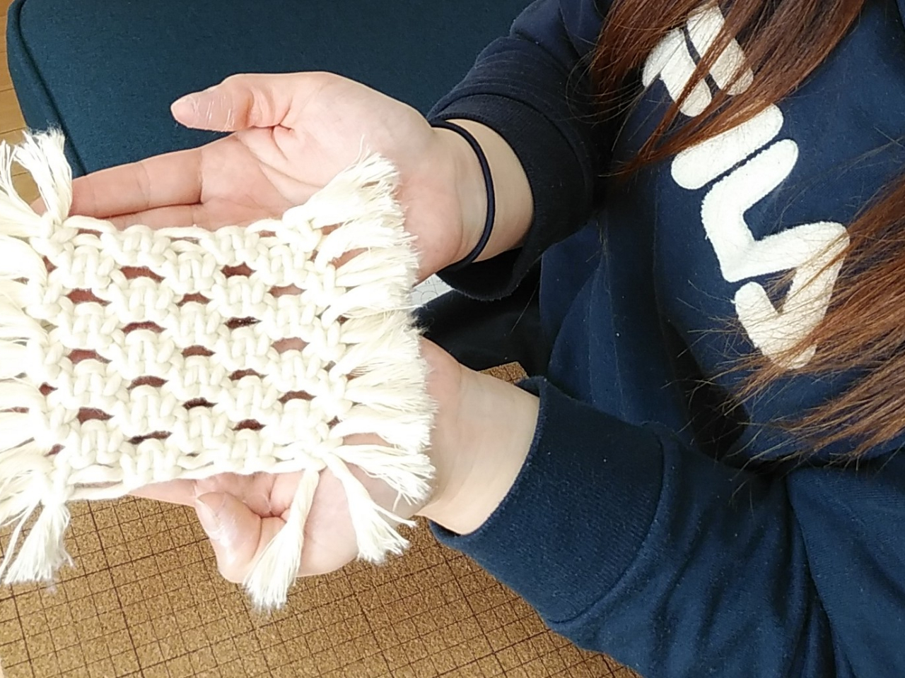 マクラメでしか表現できない柔らかくておしゃれなデザイン★