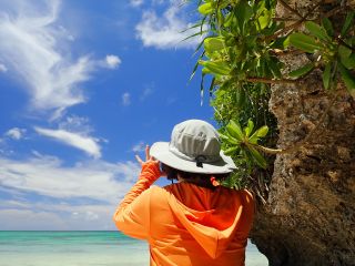 綺麗な景色を見に寄り道したり♪