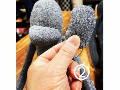 今回はお口とお耳のパーツもこちらでお付けした状態のベースになります