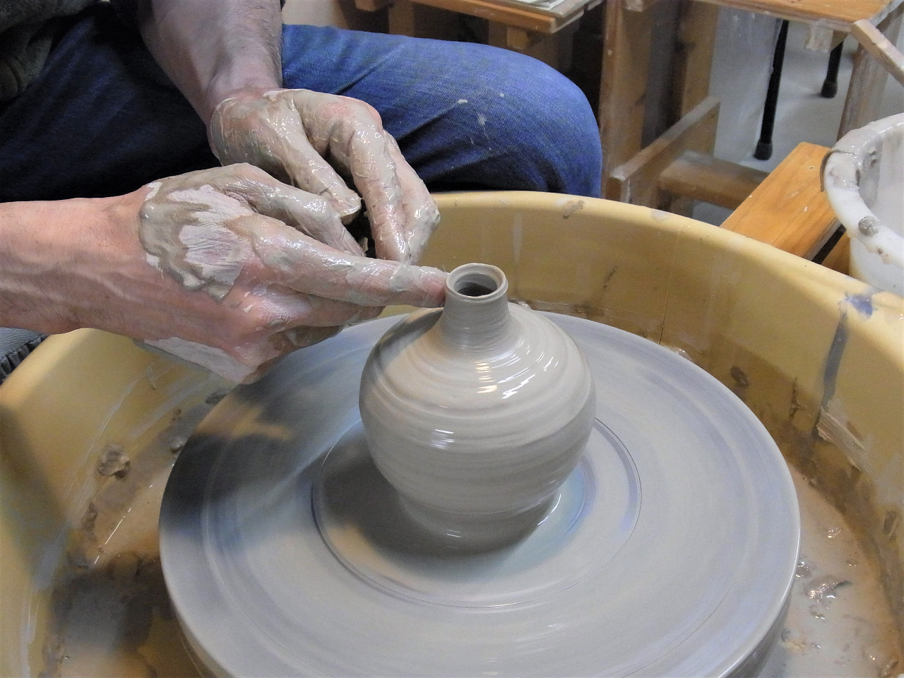 一輪挿しの完成です(^o^)/