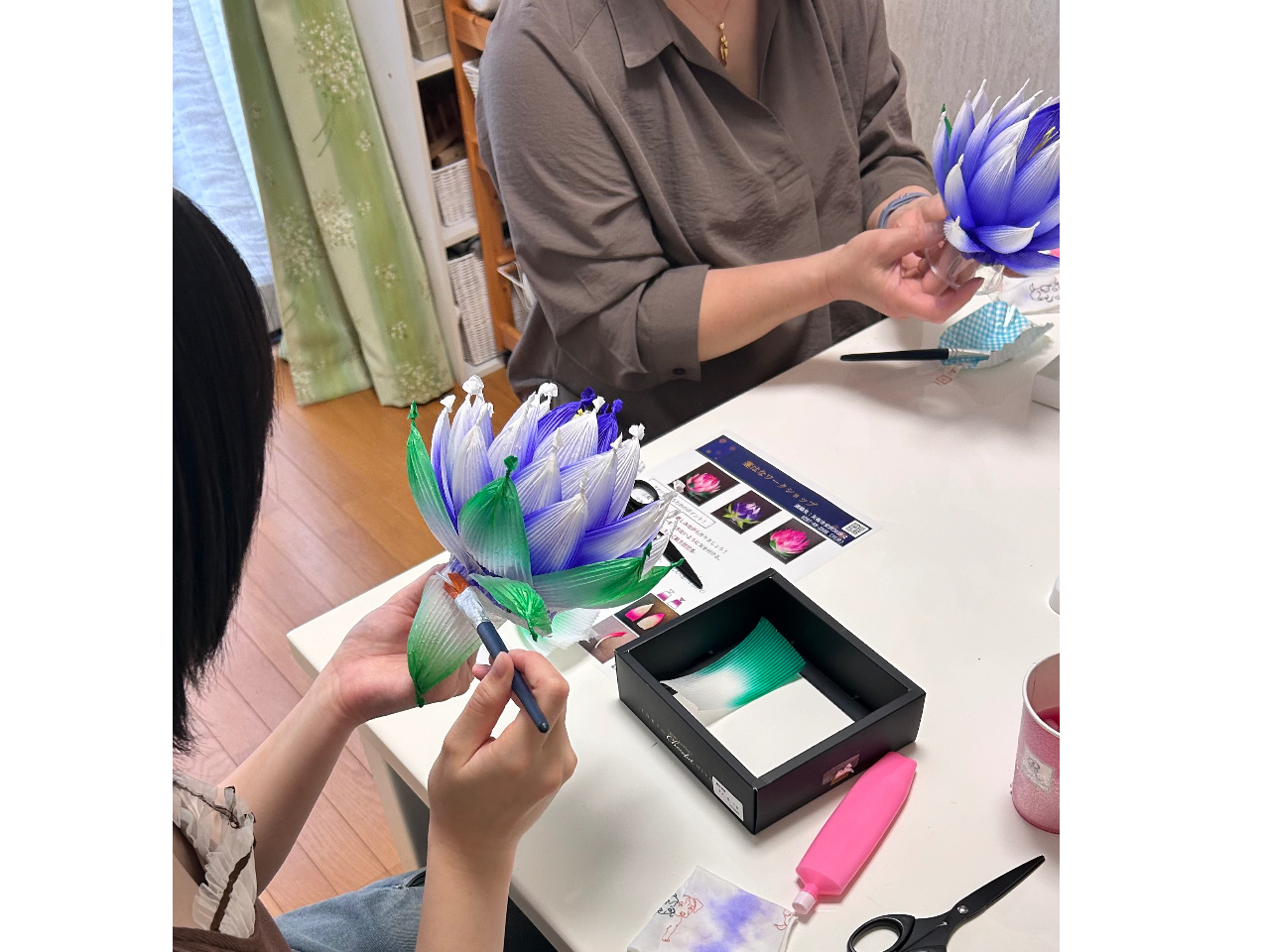 店内レッスンは4名様まで。