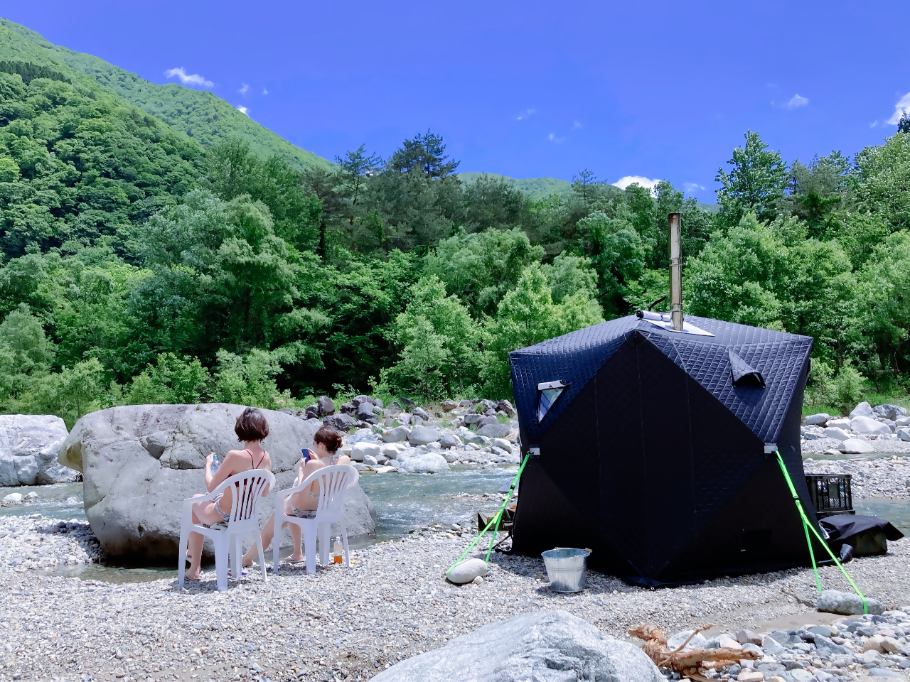 【岐阜・白川郷・サウナ】世界遺産白川郷の大自然でテントサウナ体験☆彡