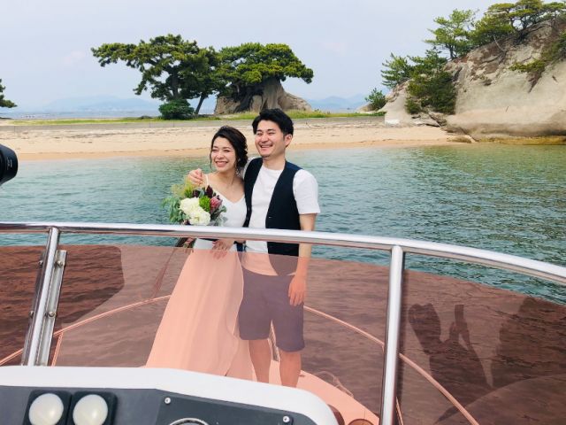 結婚式の前撮り写真のリクエストにも対応させて頂いております。リゾート婚の素敵なイメージ写真の撮影ができます。是非ご利用下さいませ。