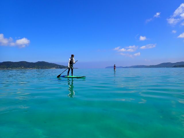 SUP日和♪この日はウミガメにも会えました!