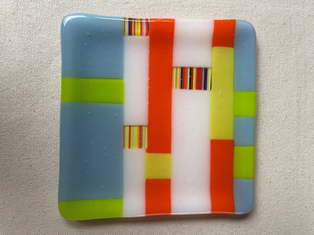 15㎝角(15×15㎝)のお皿制作